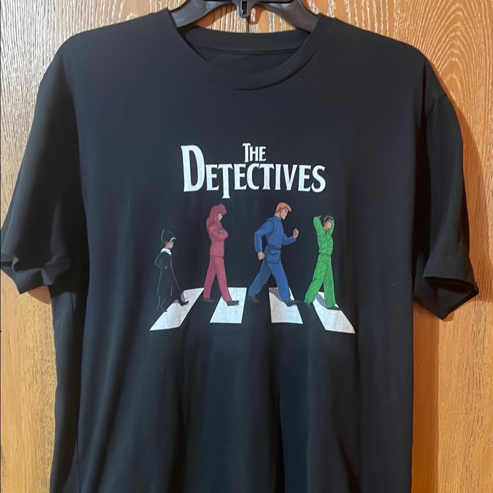 The Detectives Black Graphic T-Shirt